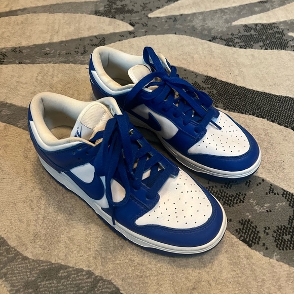 Kentucky Blue Nike Dunks Low Top - Picture 4 of 5